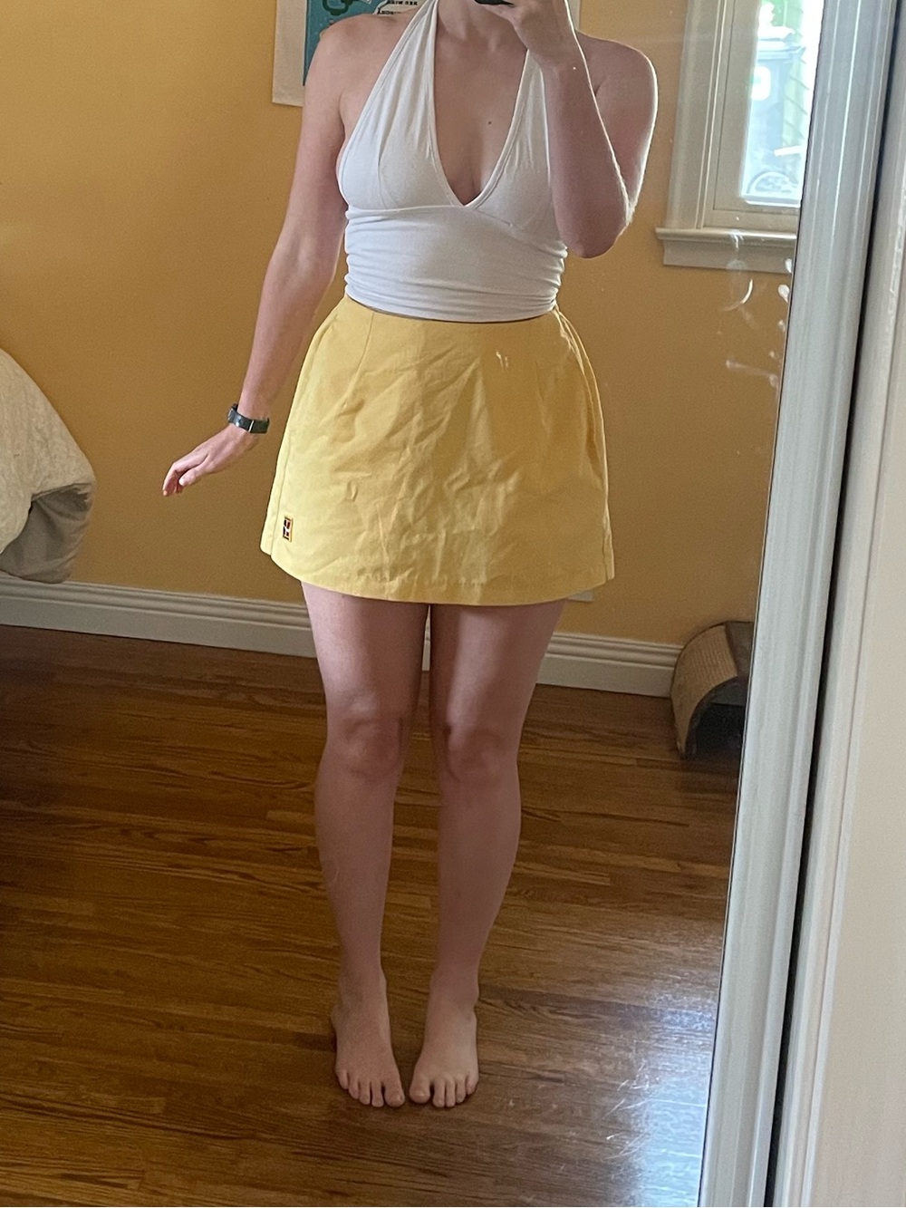 Nike Yellow Mini Skirt - Picture 7 of 8